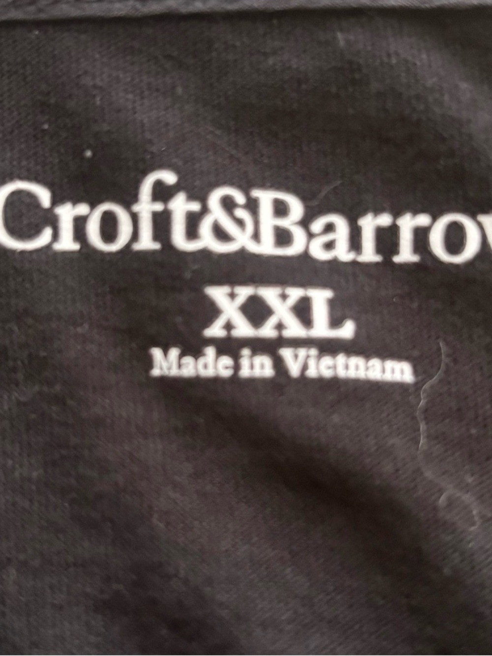 croft & barrow Black Short Sleeve Embroidered Tee - Picture 2 of 6